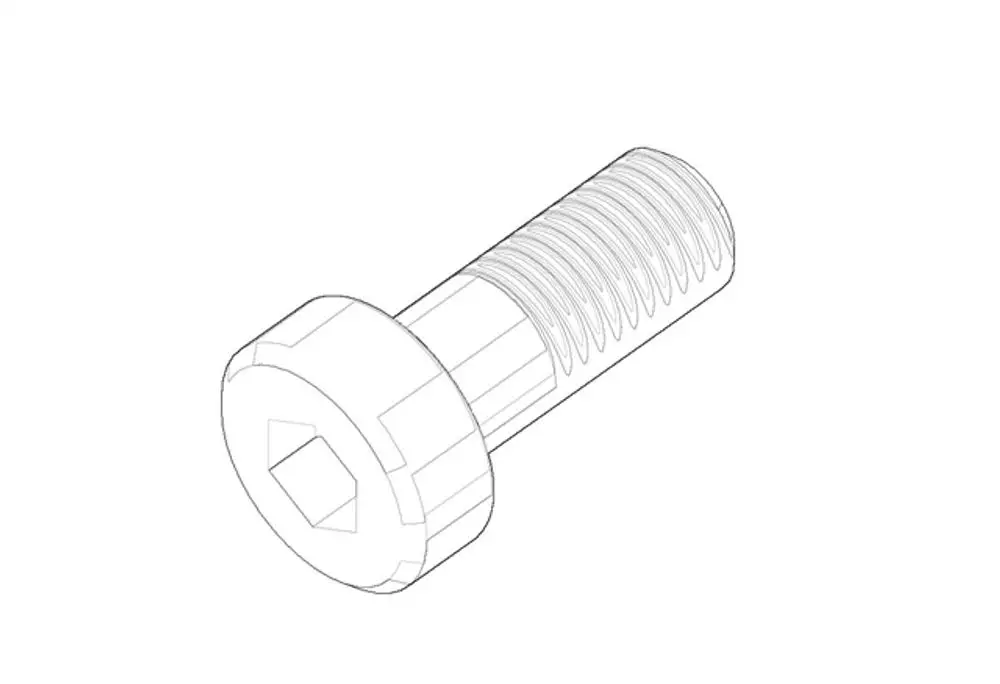 DORNBRACHT Befestigung Zylinderschraube ERSATZTEILE 093030054 M4 x 10 mm, 09303005490 Galeriebild 1